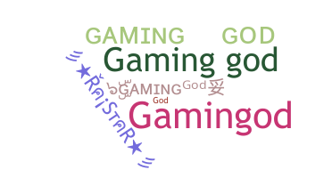 Přezdívka - GamingGod