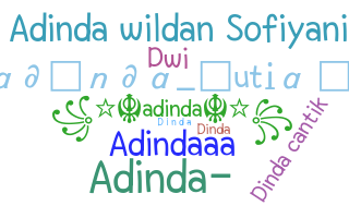 Přezdívka - Adinda