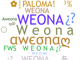 Přezdívka - Weona