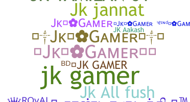 Přezdívka - Jkgamer