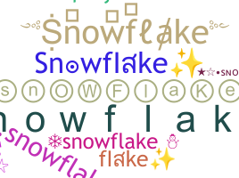 Přezdívka - Snowflake