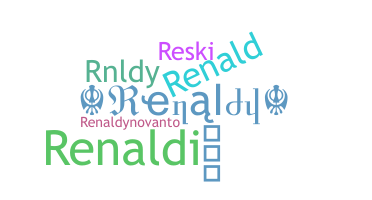 Přezdívka - Renaldy