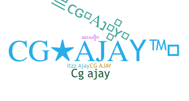 Přezdívka - CgAjay