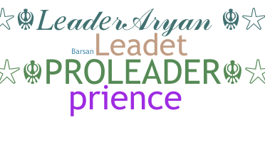 Přezdívka - LeaderAryan