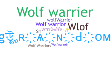 Přezdívka - wolfwarrior