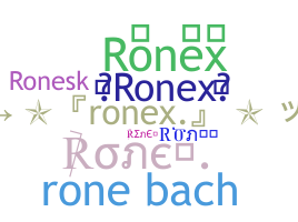 Přezdívka - Ronex
