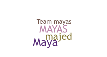 Přezdívka - mayas