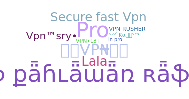 Přezdívka - VPN
