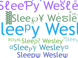 Přezdívka - sleepywesley