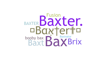 Přezdívka - Baxter