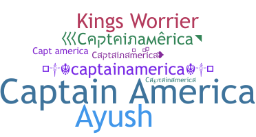 Přezdívka - captainamerica