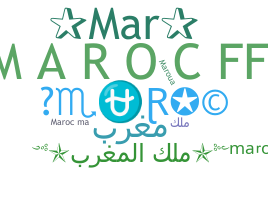 Přezdívka - Maroc