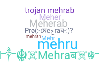 Přezdívka - Mehrab