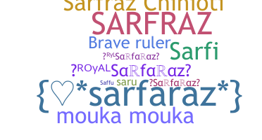 Přezdívka - Sarfaraz