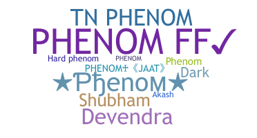 Přezdívka - phenom