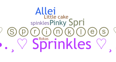 Přezdívka - Sprinkles