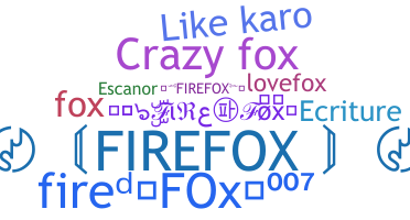 Přezdívka - Firefox