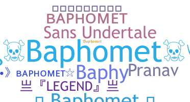 Přezdívka - Baphomet