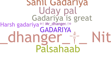 Přezdívka - Gadariya