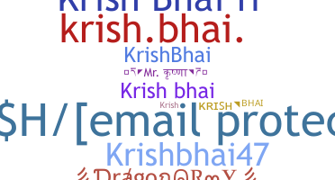 Přezdívka - krishbhai