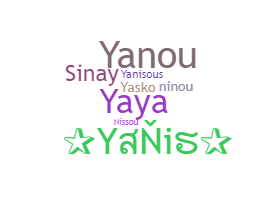 Přezdívka - Yanis