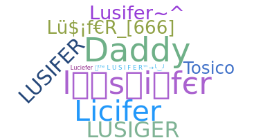 Přezdívka - lusifer