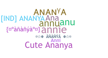 Přezdívka - Ananya
