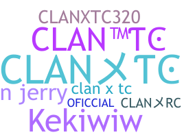 Přezdívka - CLANXTC