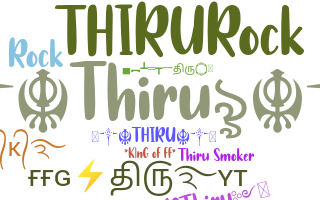 Přezdívka - Thiru