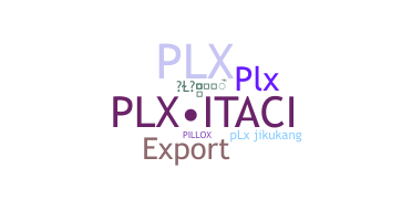 Přezdívka - plx