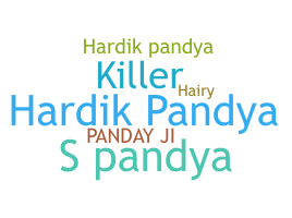 Přezdívka - Pandya