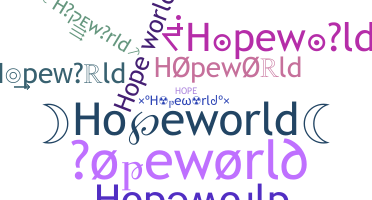 Přezdívka - Hopeworld