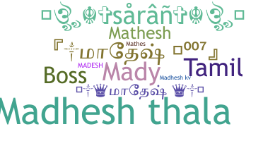 Přezdívka - Madhesh