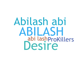 Přezdívka - Abilash