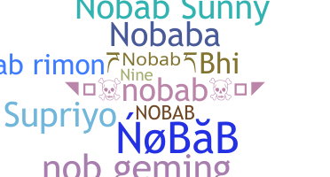 Přezdívka - Nobab
