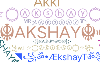 Přezdívka - Akshay