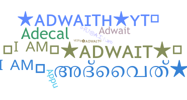 Přezdívka - adwaith