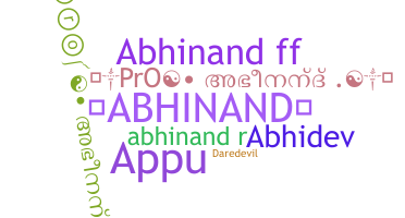 Přezdívka - Abhinand