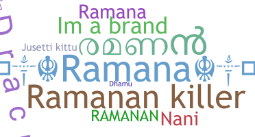 Přezdívka - Ramanan