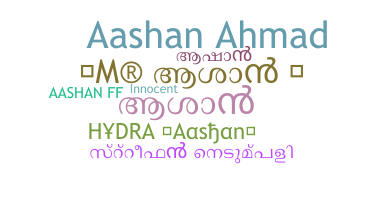 Přezdívka - Aashan