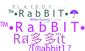 Přezdívka - rabbit