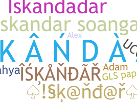 Přezdívka - Iskandar