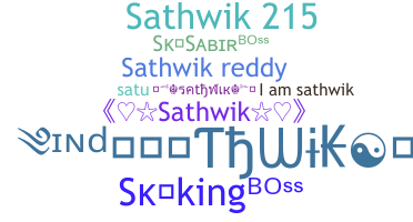 Přezdívka - Sathwik
