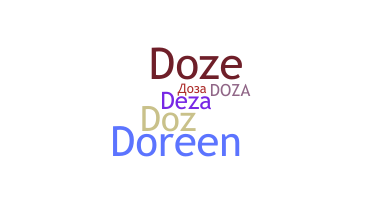 Přezdívka - Doza