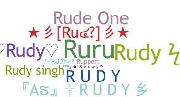 Přezdívka - Rudy
