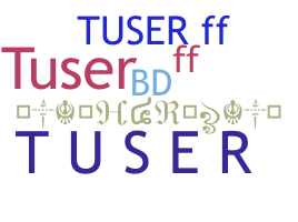 Přezdívka - Tuser