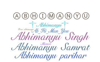 Přezdívka - Abhimanyu
