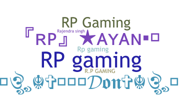 Přezdívka - RPGaming