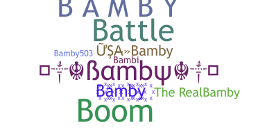 Přezdívka - Bamby