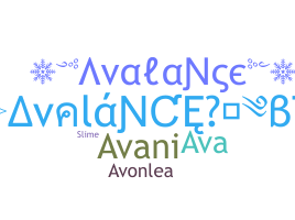 Přezdívka - Avalanche